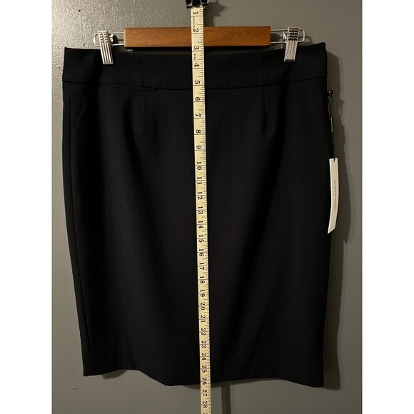 Calvin Klein Womens Classic Black Pencil Skirt Size 10 Workwear - Picture 1 of 6